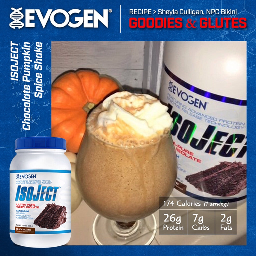IsoJect Chocolate Pumpkin Spice Shake