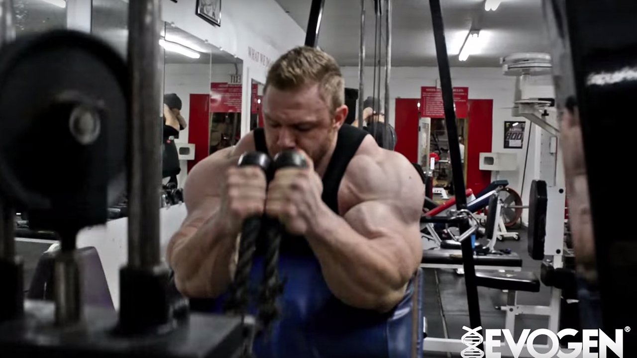 Compton Mass Construction Preacher Hammer Curl With Rope