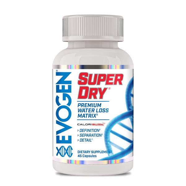 Evogen | Super Dry | Premium Water Control Matrix | Front Bottle Image