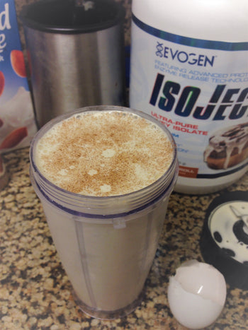 IsoJect Eggnog Protein Shake