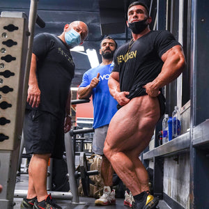 FST-7 Legs with Hadi Choopan and Derek Lunsford 3 Weeks Out From the 2021 Olympia