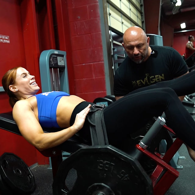 FST7 Tip 3 Hip Thruster Variations with Hany Rambod and Lauren Findle
