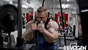 Compton Mass Construction Preacher Hammer Curl With Rope