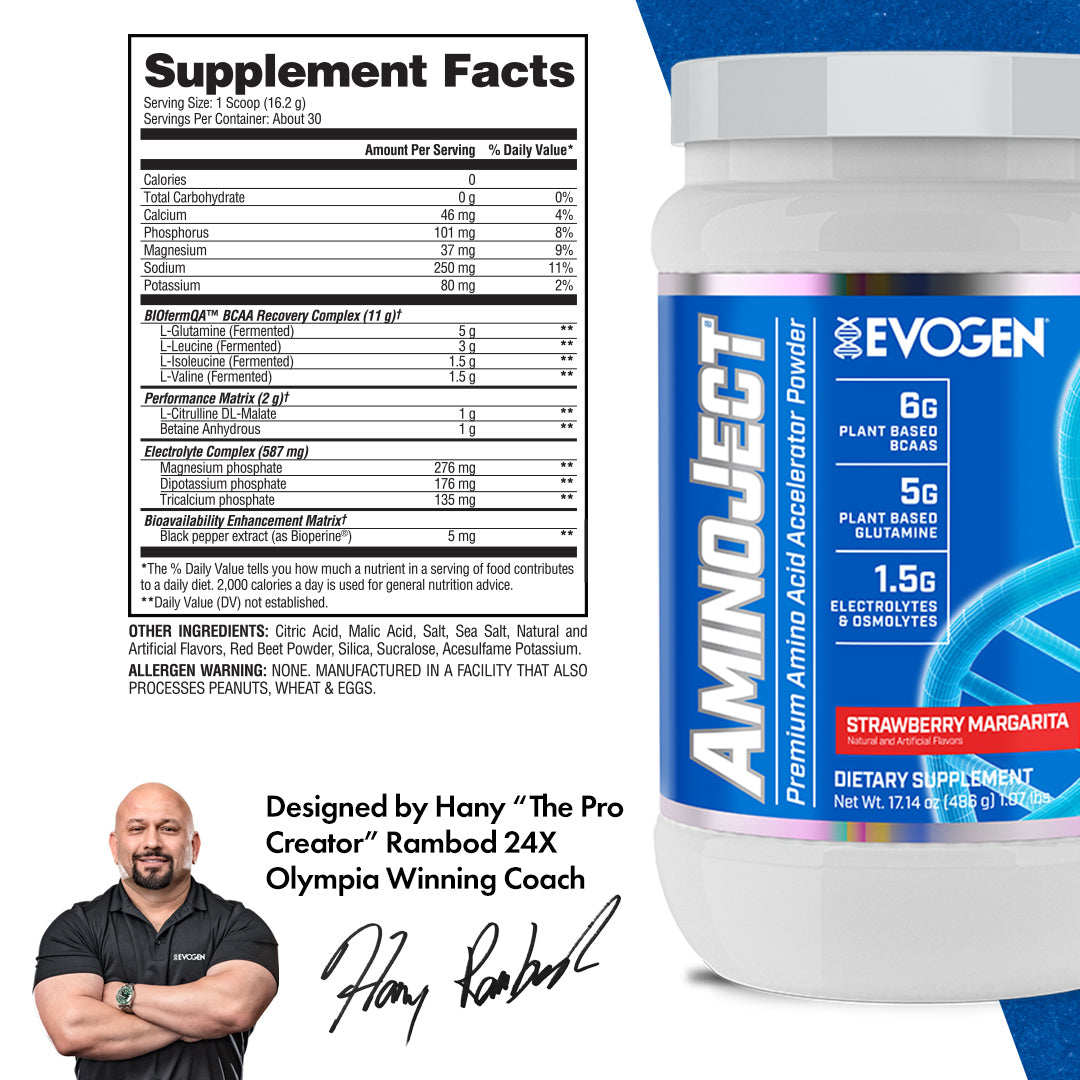 AminoJect BCAA: Amino Acid Booster | Evogen Nutrition