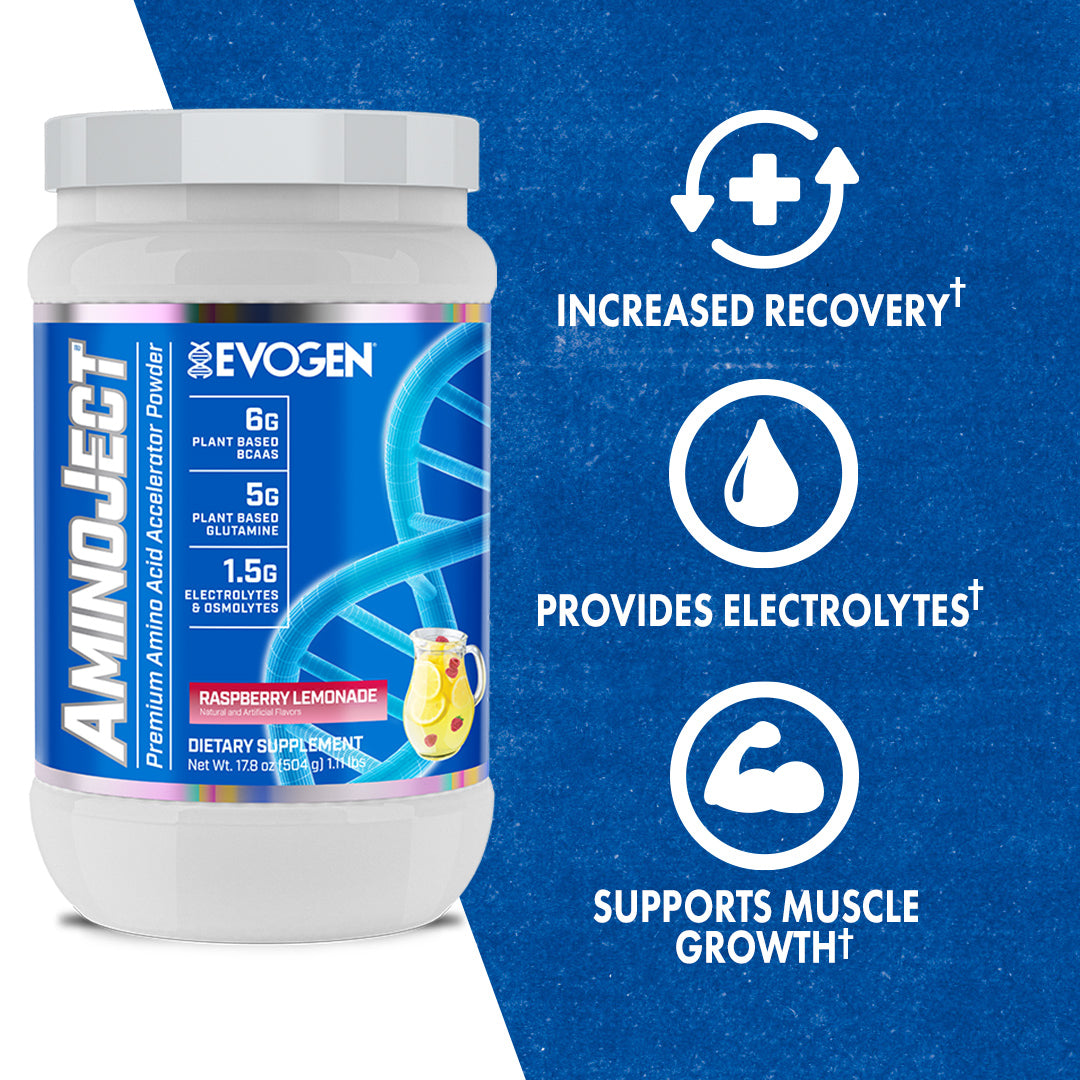AminoJect BCAA: Amino Acid Booster | Evogen Nutrition