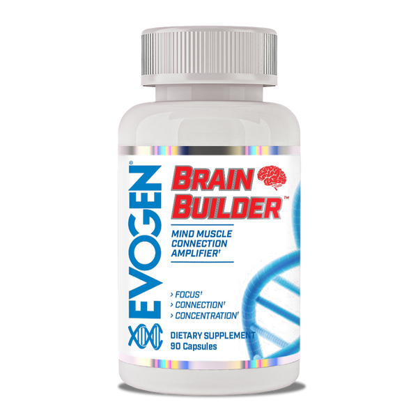 Evogen | Brain Builder | Mind Muscle Connection Amplifier | Capsules | Front