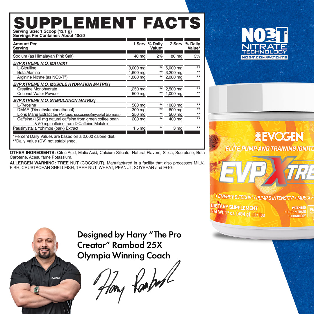 High-Stim Pre Workout | EVP Xtreme N.O.