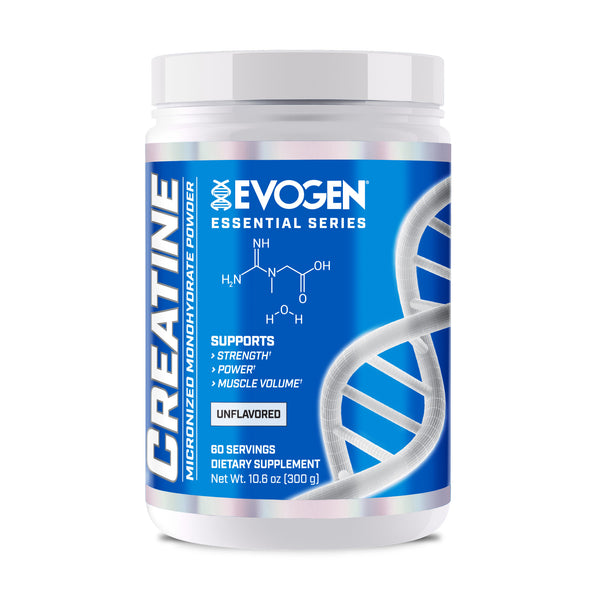 Evogen | Creatine Monohydrate Powder | Unflavored | Front Image Bottle