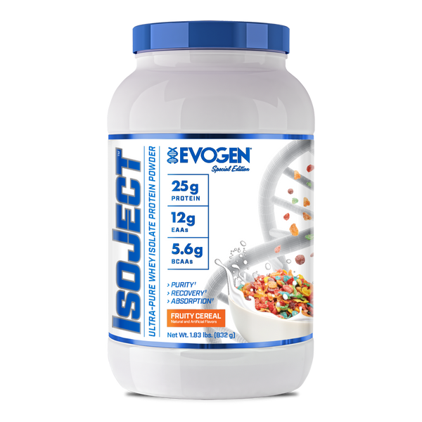 Evogen | IsoJect | Whey Isolate | Fruity Cereal | Front Image