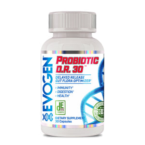 Evogen | Probiotic D.R. 30 | 30 Capsule | Front Bottle Image