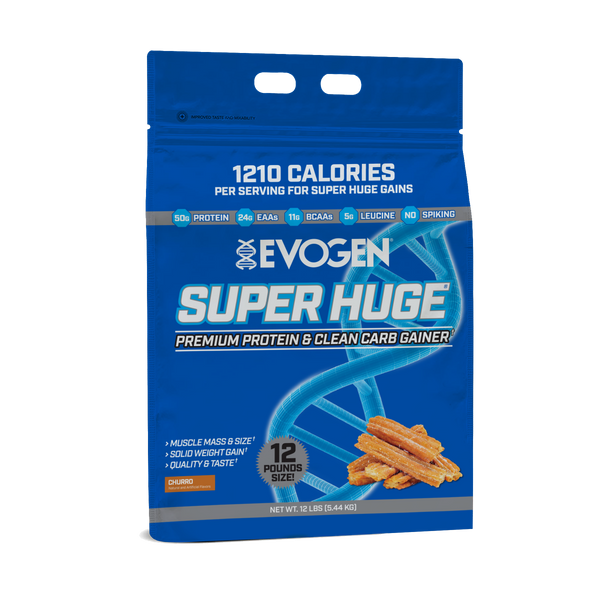 Evogen | Super Huge | Mass Gainer | Churro | Front Product Image