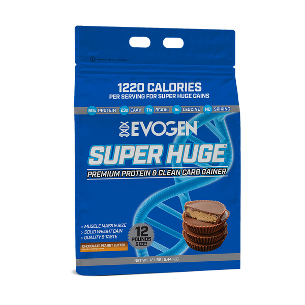 Evogen | Super Huge | Mass Gainer | Chocolate Peanut Butter | Front Product Image