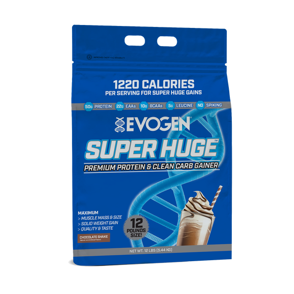 Evogen | Super Huge | Mass Gainer | Chocolate Shake | Front Product Image