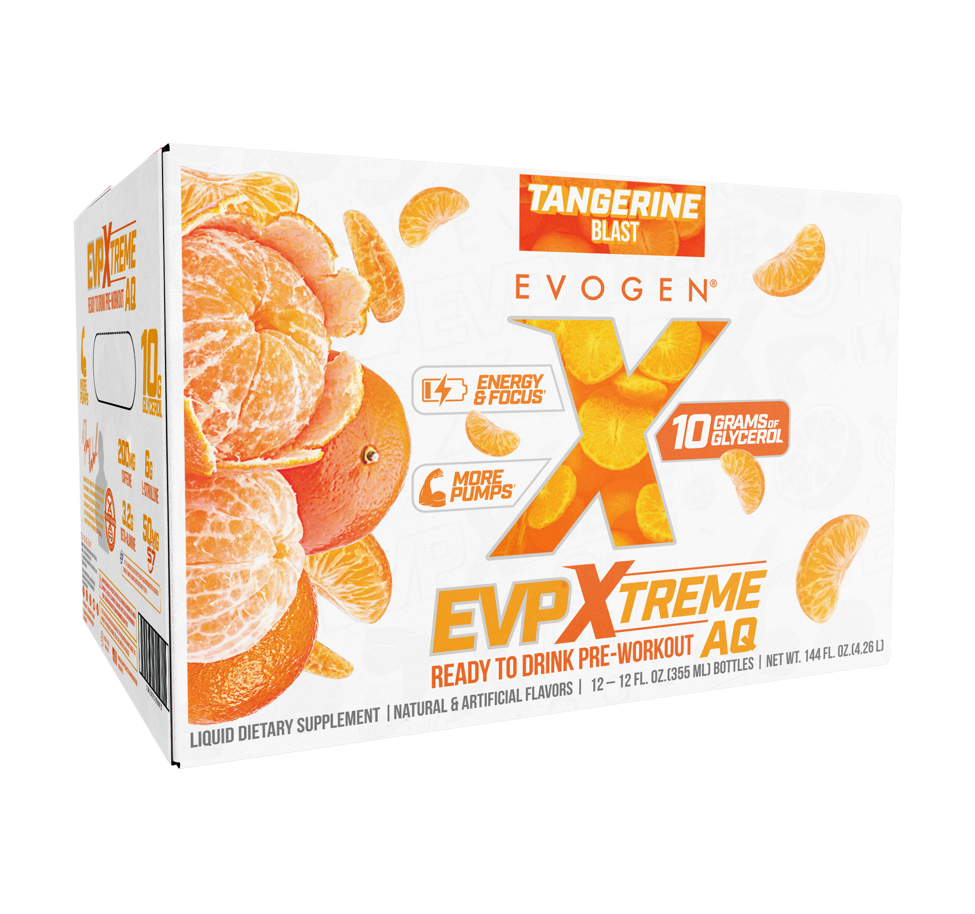 EVP Xtreme AQ RTD Case Pack (12 Bottles) | Evogen Nutrition