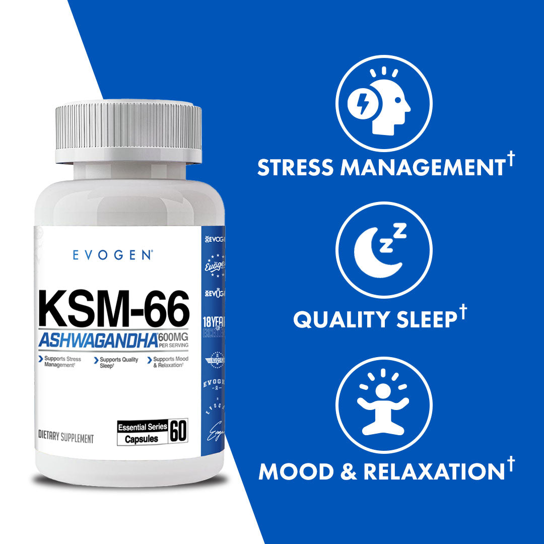 Buy KSM-66 Ashwagandha® Online | Evogen Nutrition
