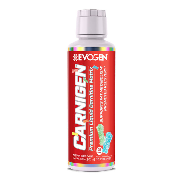 Evogen | Carnigen Liquid Carnitine | Sour Gummies | Front Image