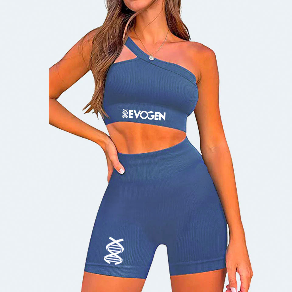 Evogen 2-Piece Women's Workout Set Bra & Shorts