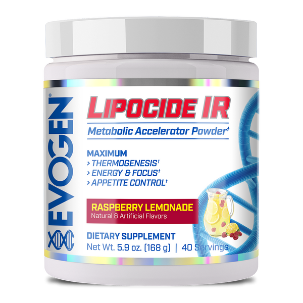 Evogen | Lipocide IR | Metabolic Accelerator Powder | Raspberry Lemonade | Front Image