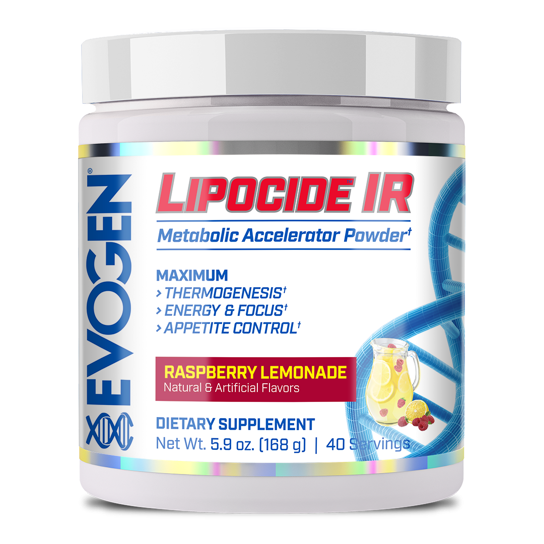 Evogen | Lipocide IR | Metabolic Accelerator Powder | Raspberry Lemonade | Front Image